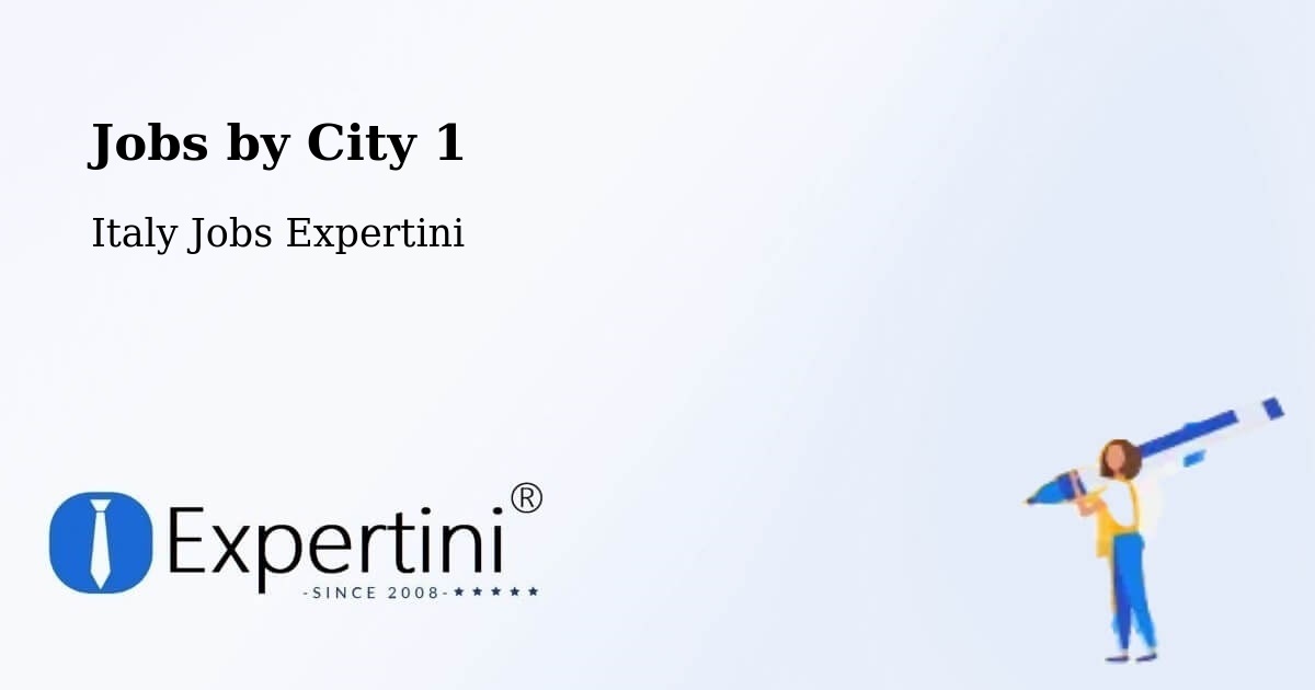 City Jobs in Italy - Expertini